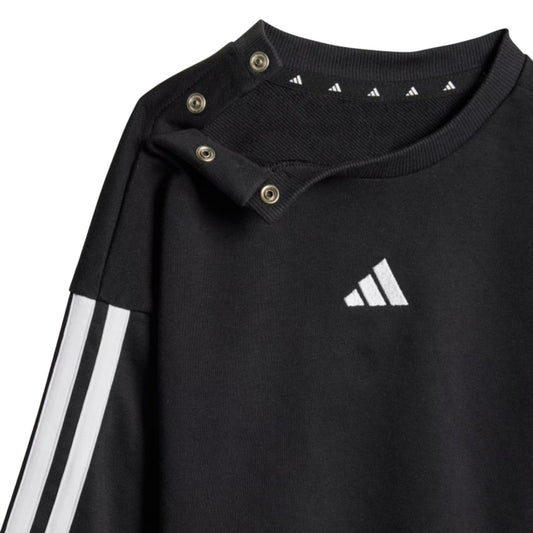 Adidas tuta giro collo 6M/4A i 3s ft jog 240 black/white