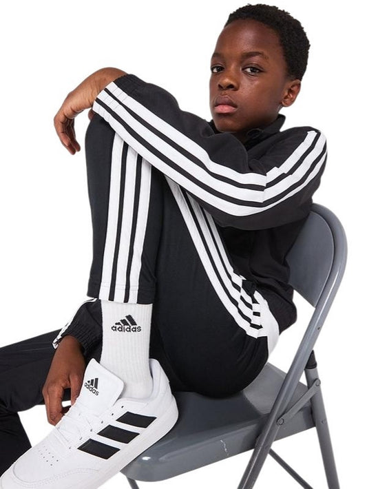 Adidas tuta zip lunga Jr 3 stripes