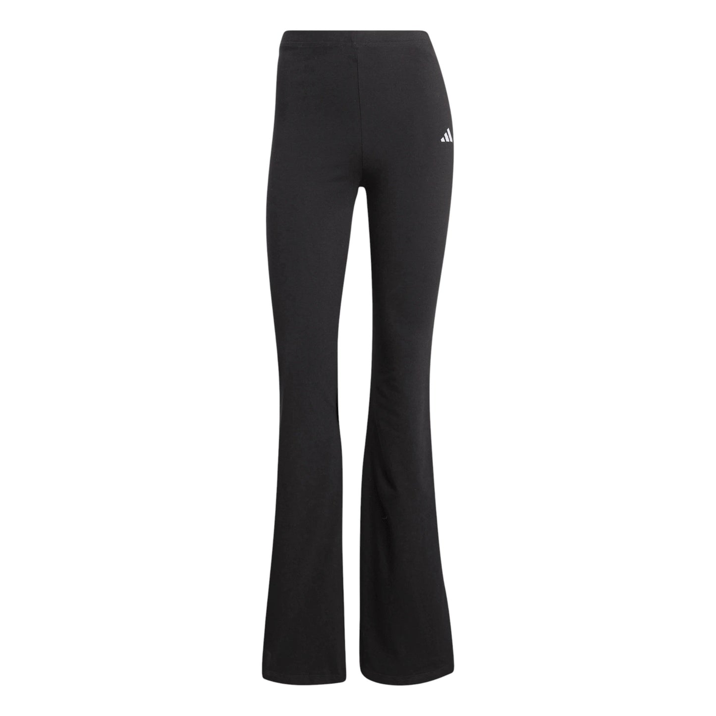 Adidas pantalone a zampa w sl sj flarleg black/white