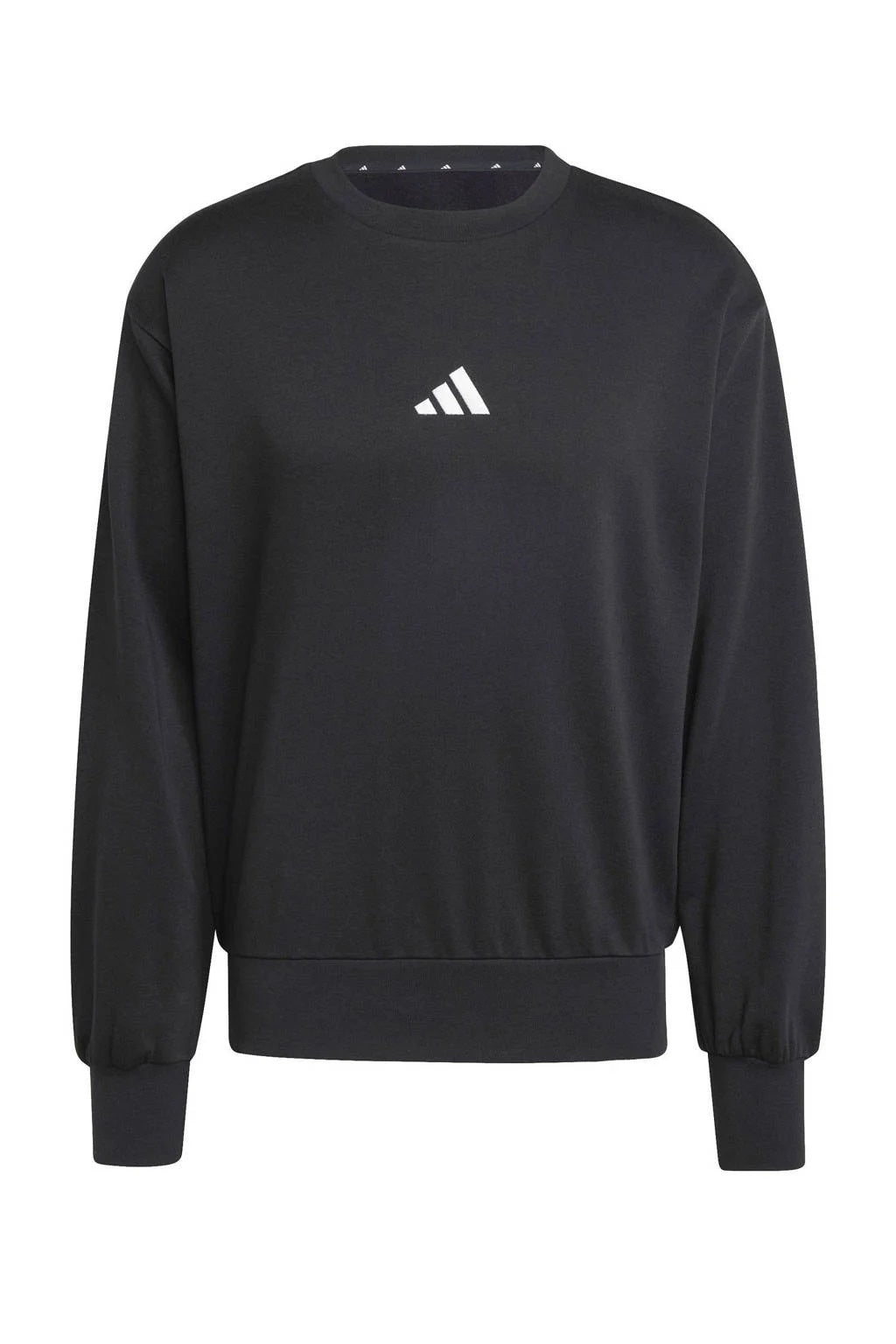 Adidas felpa giro collo m feelcozy swt nero/bianco