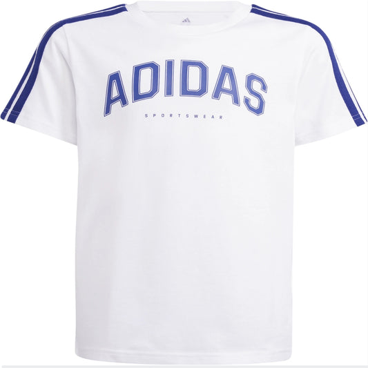 Adidas t-shirt m/mj c colleg tee white