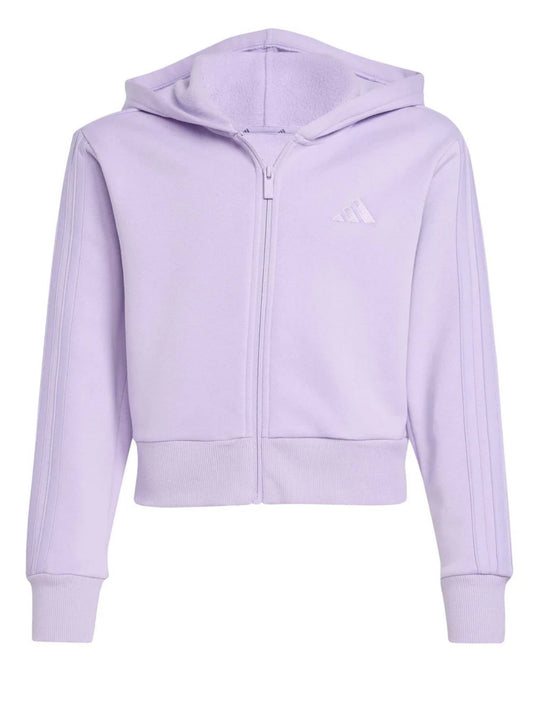 Adidas tuta bambina jg glam ts powplu/silvmt