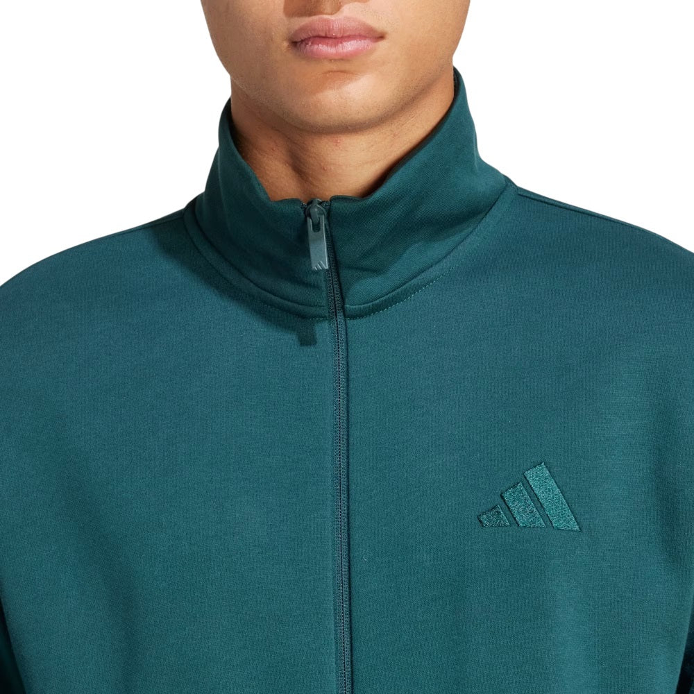 Adidas tuta zip lunga m 3s fl tt ts nero