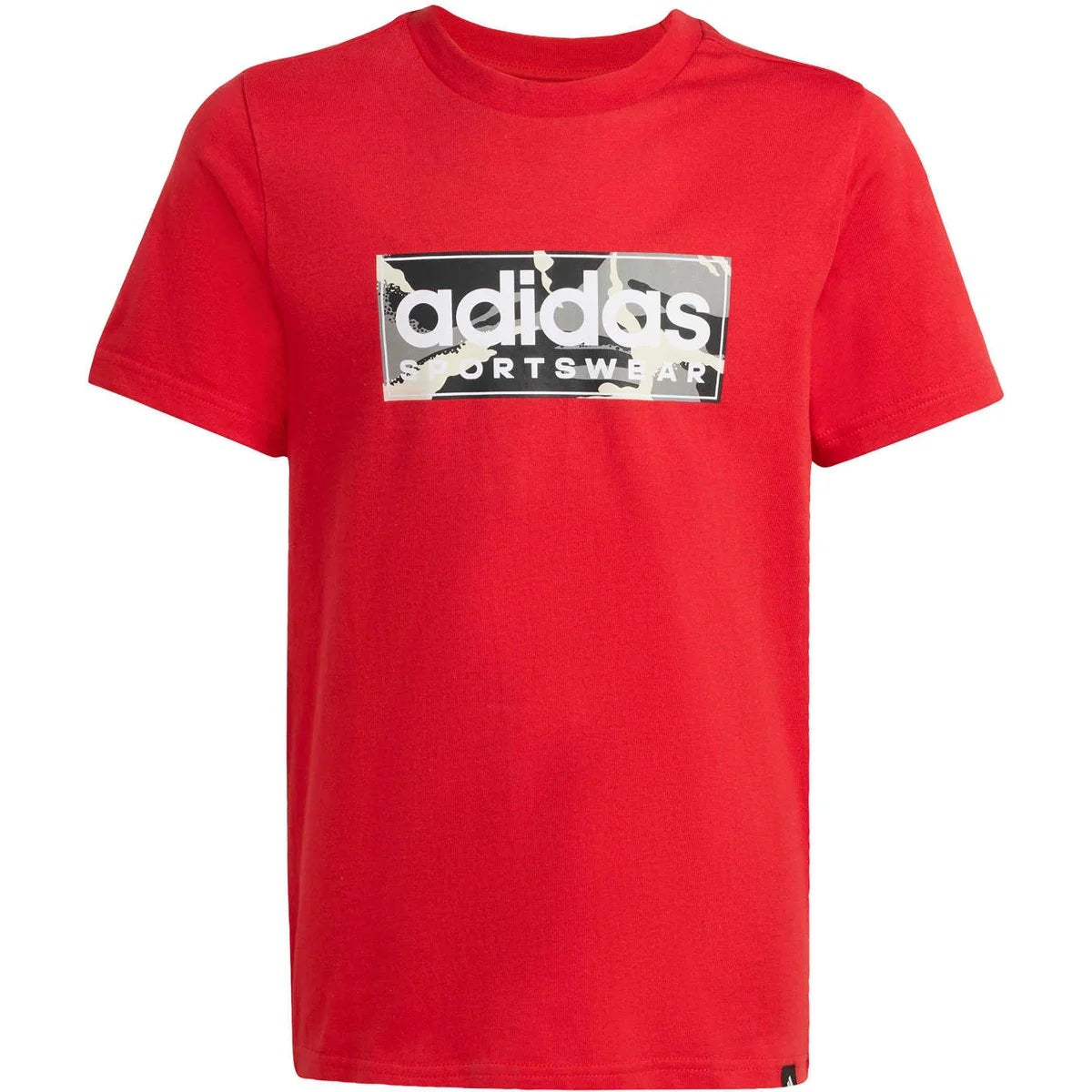 Adidas t-shirt giro collo b camo lin j-b