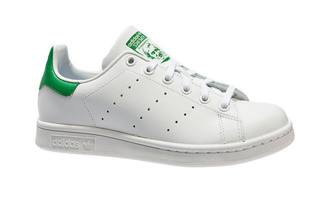 adidas stam smith j con tomaia in pelle