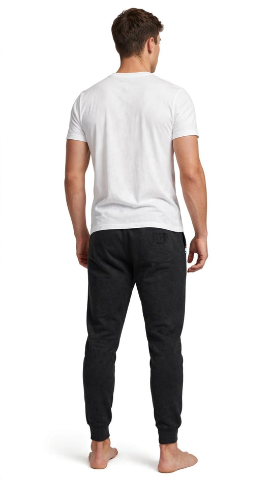 Leone pantalone in cotone felpato aperto