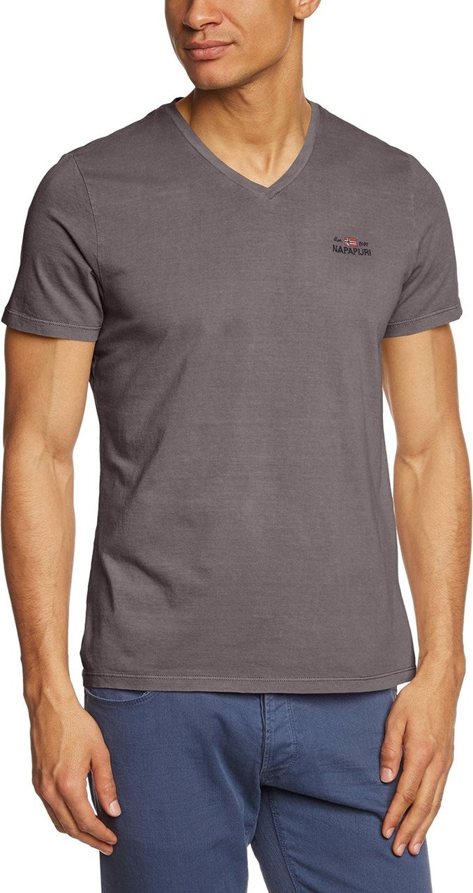 Napapijri t-shirt manica corta collo a V mod. SOMBRE