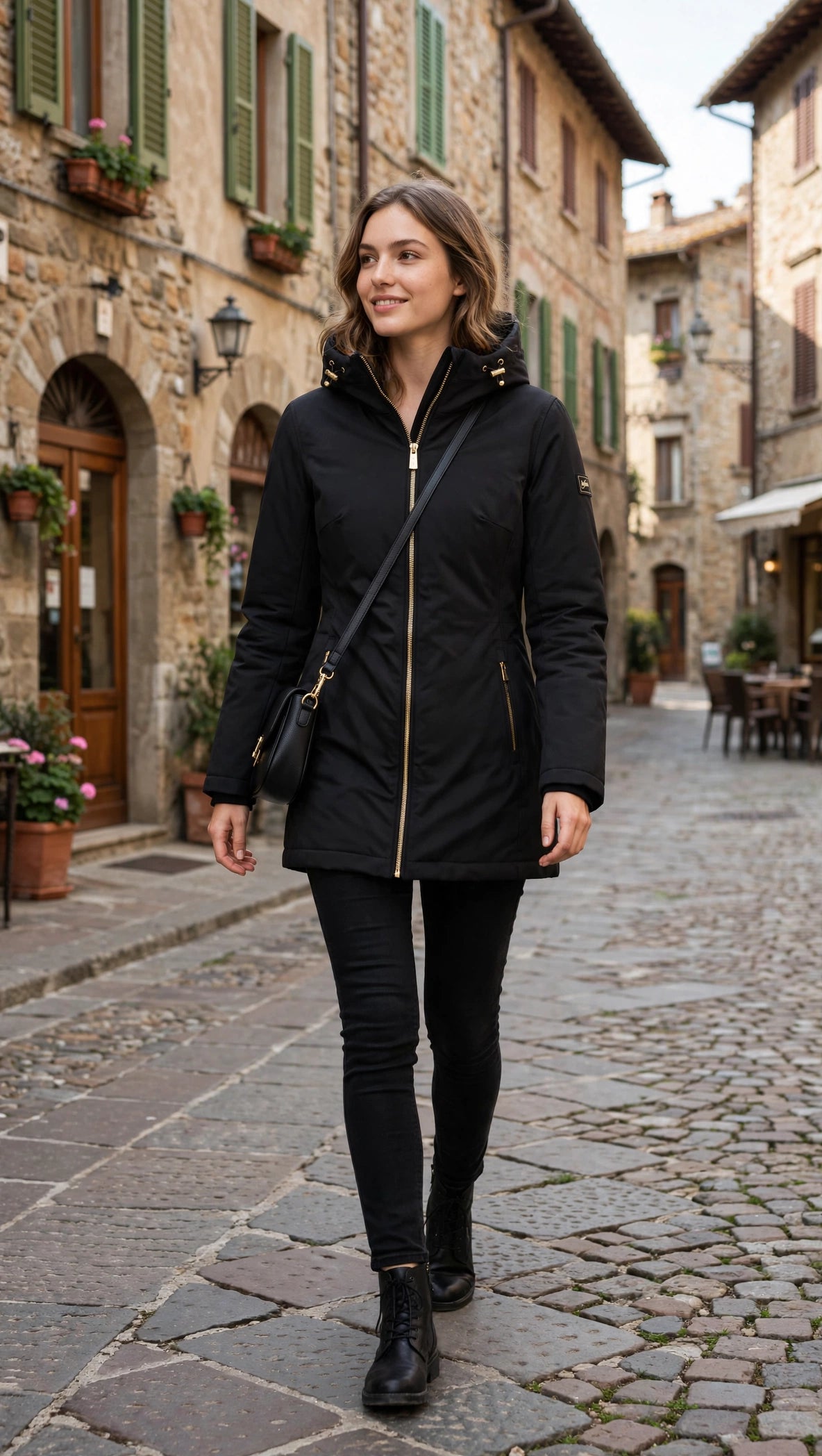 Giaccone donna con cappuccio