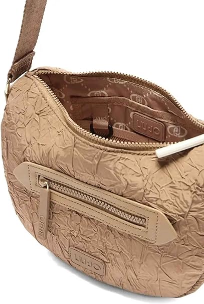 Borsa donna Liu-jo crossbody S nylon nude brown BS25LJ125 TA5240 T2902