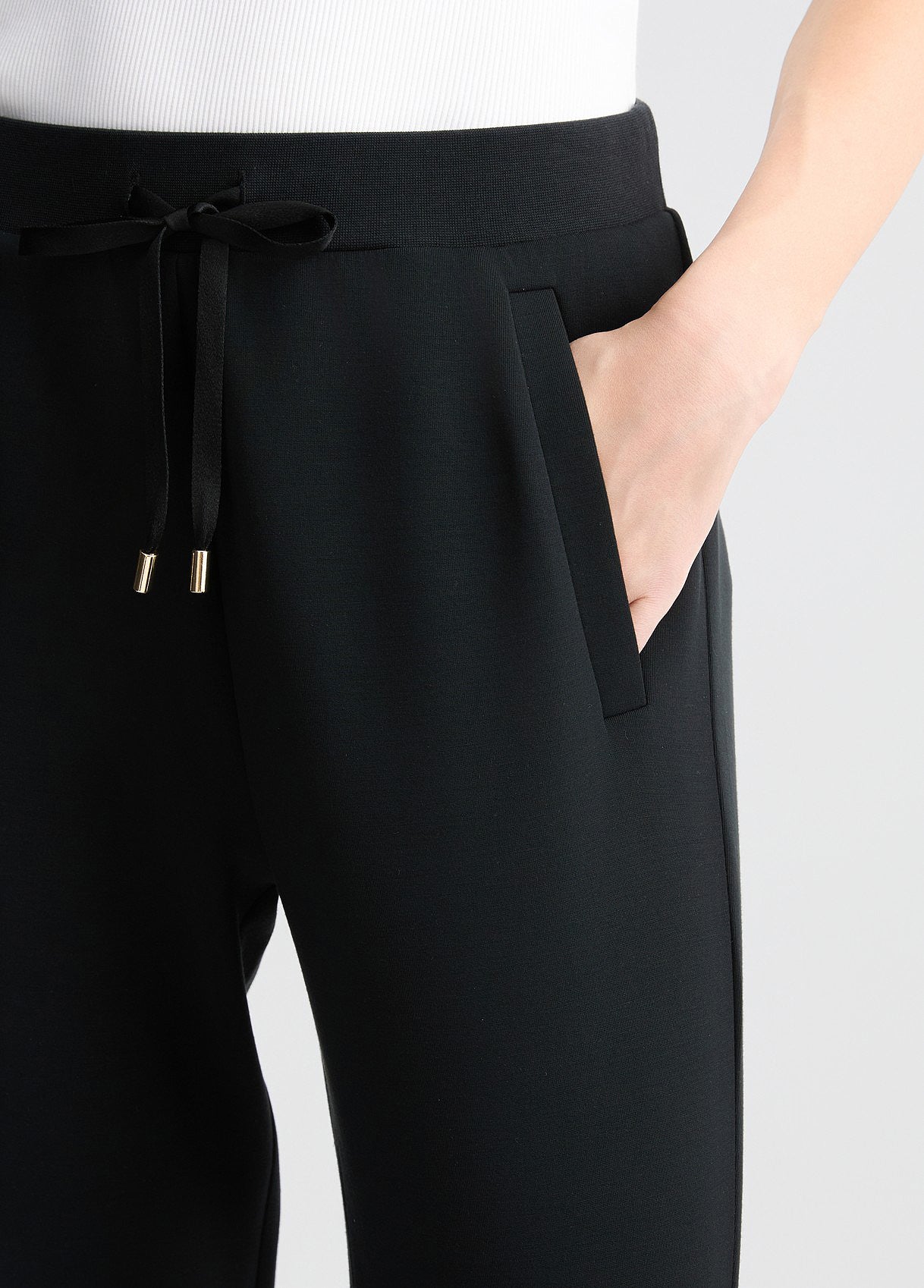 Liu-jo pantalone felpa aperto con piega