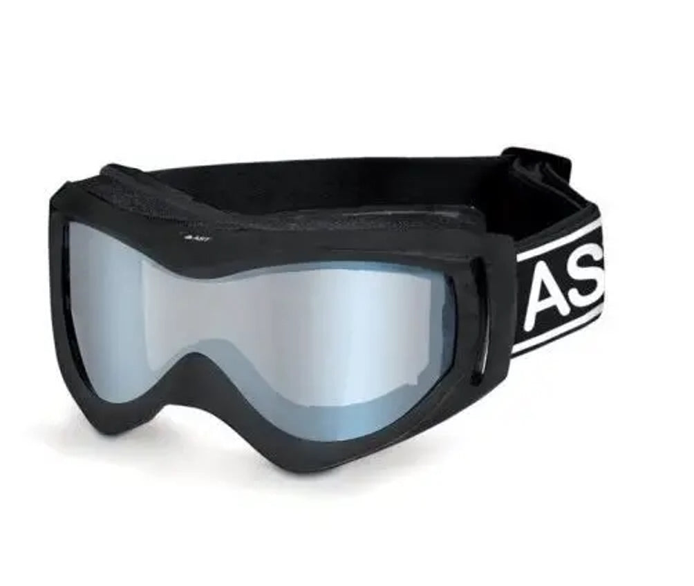 AST maschera da sci o da snowboard con frame in poliuretano termplastico e lenti in policarbonato. Le lenti sono doppie con protezione uv400 antifog la maschera ha elastico personalizzato regolabile.