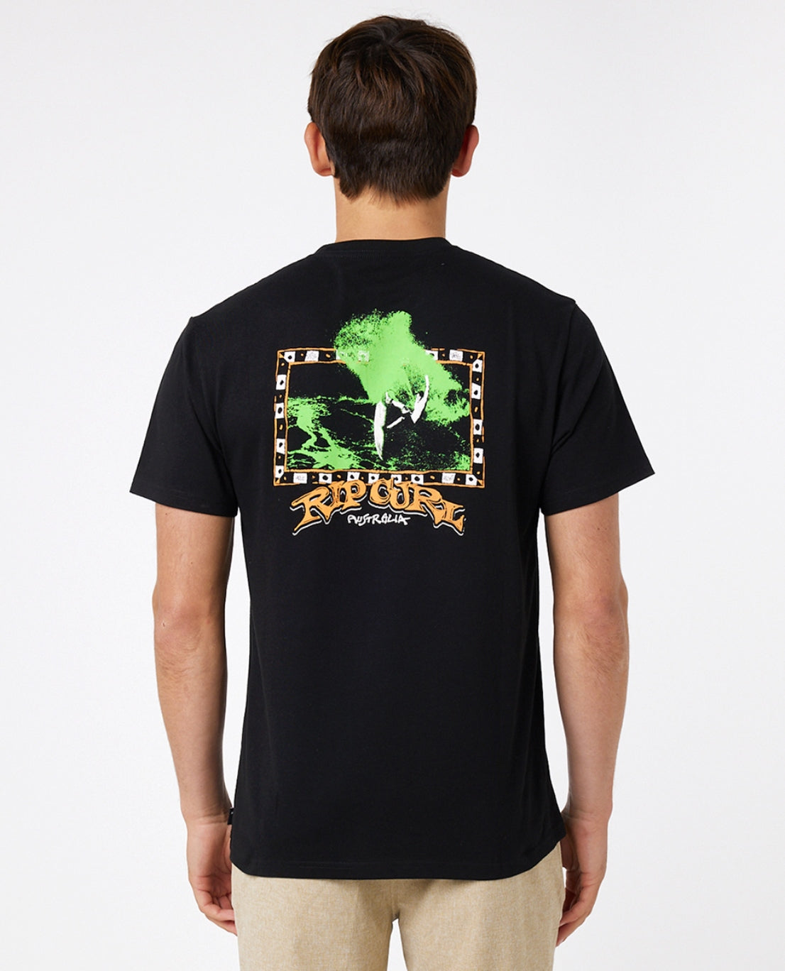 Rip Curl t-shirt con stampa dietro vintage slash
