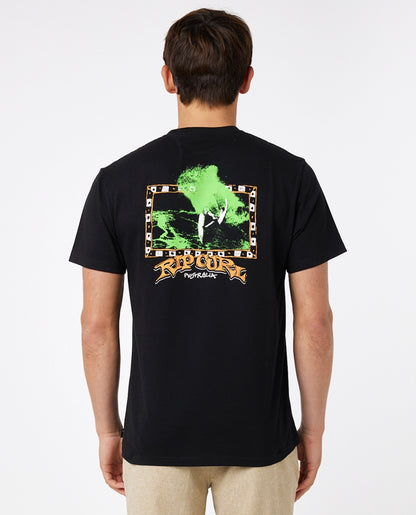 Rip Curl t-shirt con stampa dietro vintage slash