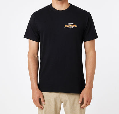 Rip Curl t-shirt con stampa dietro vintage slash