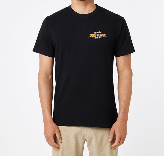Rip Curl t-shirt con stampa dietro vintage slash