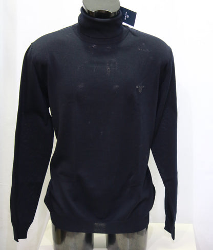 Gant maglia lana  merinos leggera collo alto