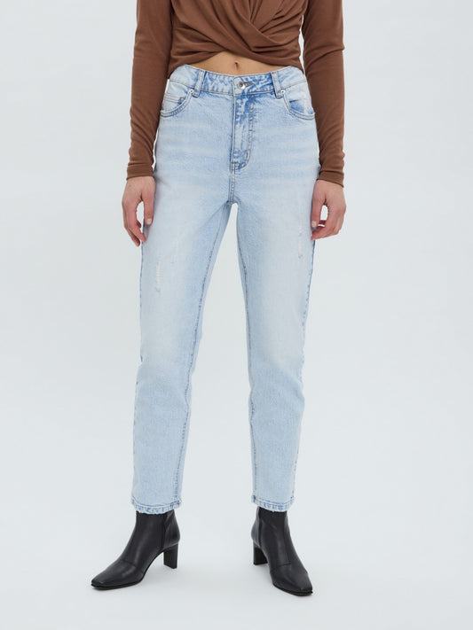 VERO MODA JEANS vmbrenda hr straight a ds gu3104 ga noos