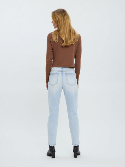VERO MODA JEANS vmbrenda hr straight a ds gu3104 ga noos