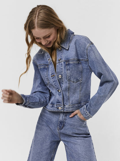 VERO MODA giubbino vmbrenda ls denim jacket mix ga noos gu384