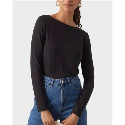 Vero  moda mava ls top scollo barca