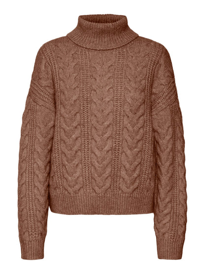 Vero moda maglia collo alto siena ls roll-neck blouse