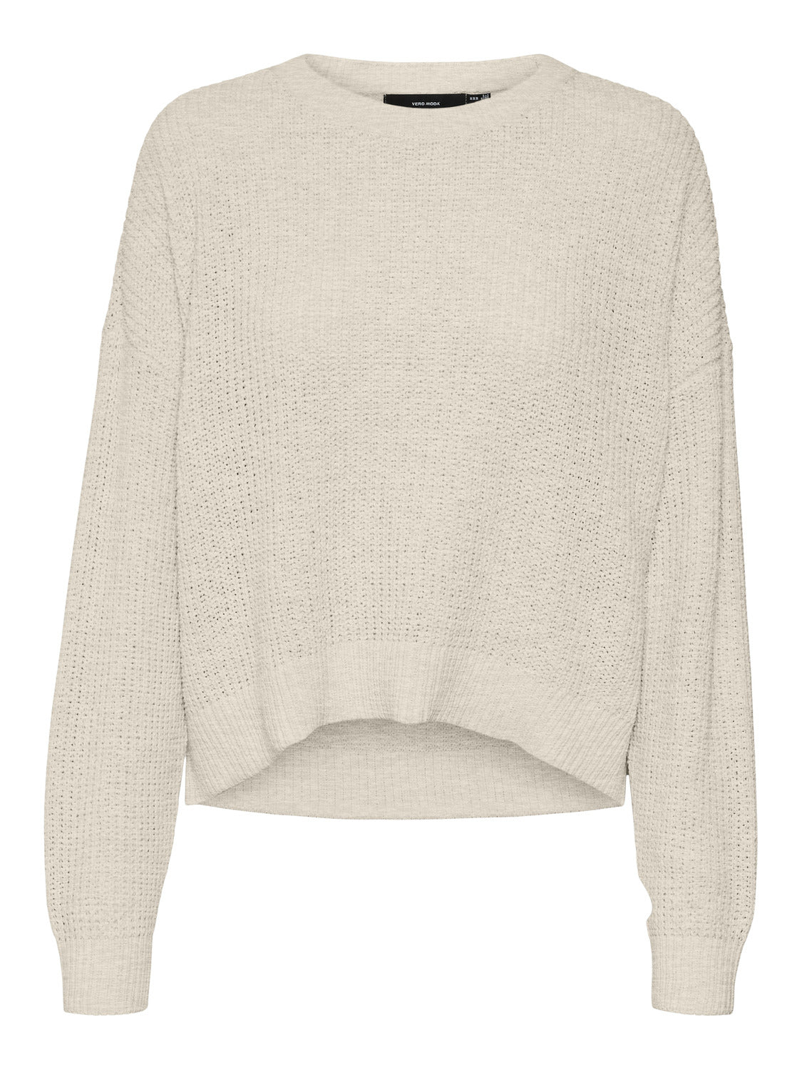 Vero moda maglia giro collo vmsadie ls o-neck rounded hem