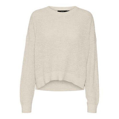 Vero moda maglia giro collo vmsadie ls o-neck rounded hem