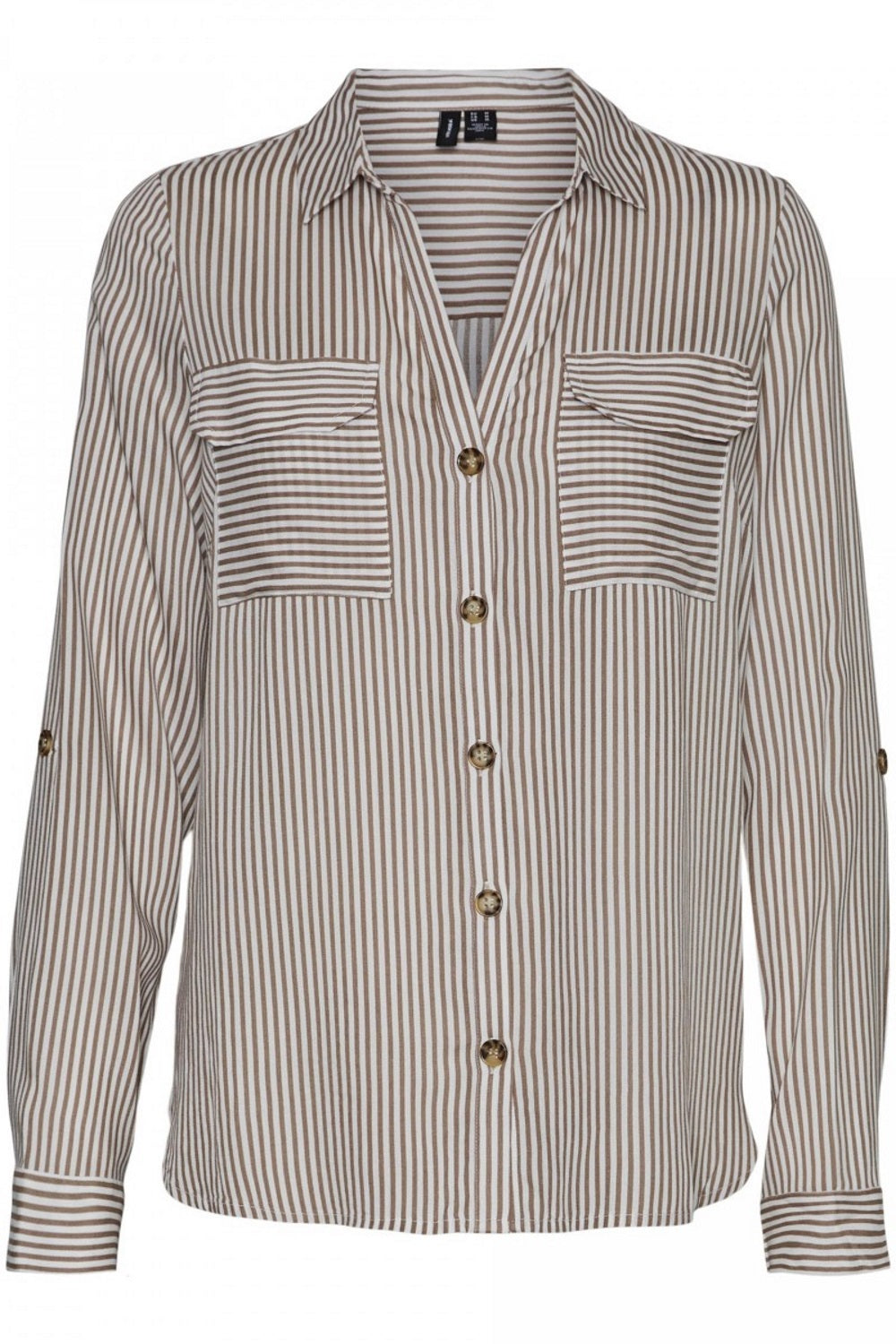 Vero Moda camicia m/l donna  bumpy l/s shirt new wvn noos