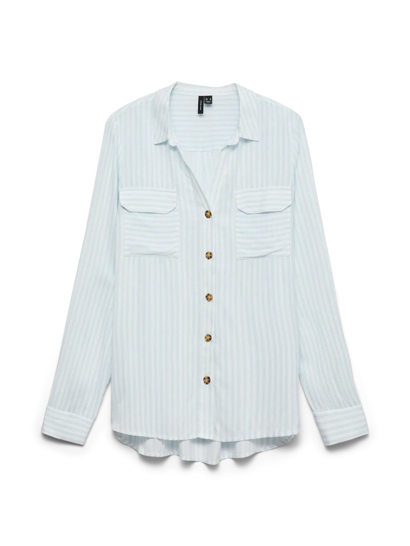 Vero Moda camicia m/l donna  bumpy l/s shirt new wvn noos