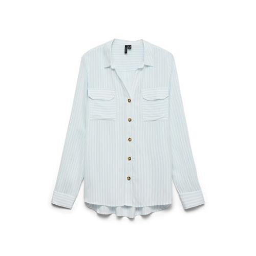 Vero Moda camicia m/l donna  bumpy l/s shirt new wvn noos