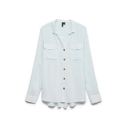 Vero Moda camicia m/l donna  bumpy l/s shirt new wvn noos