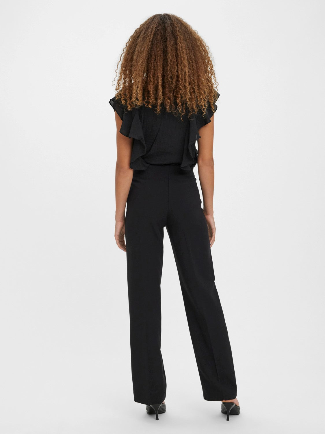 Vero moda pantalone vmsandy hr straight pant noos