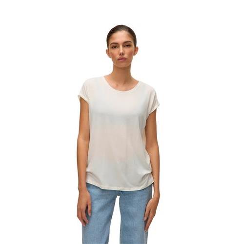 Vero moda t-shirt in viscosa mava plain ss top ga jrs noos