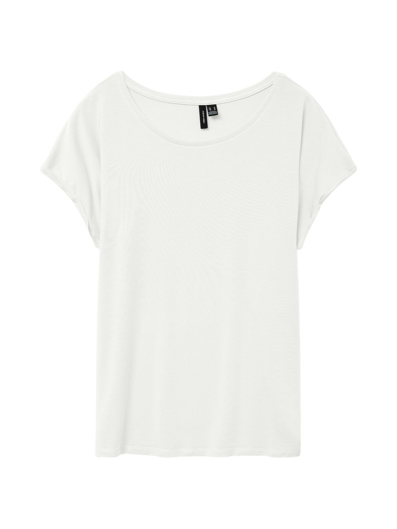 Vero moda t-shirt in viscosa mava plain ss top ga jrs noos