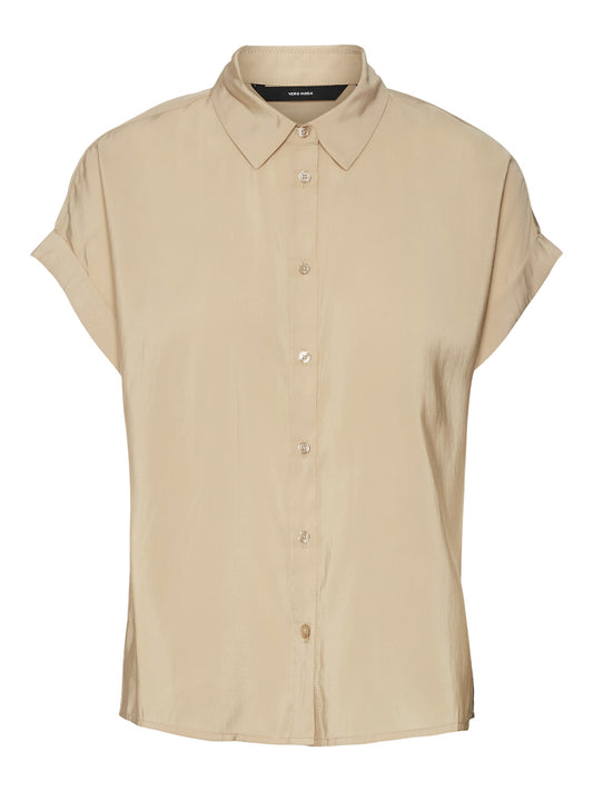 Vero moda camicia m/m vmgrace ss shirt wvn ga