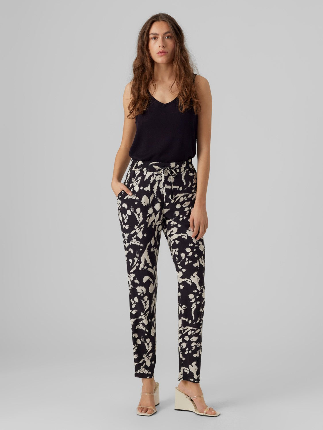Vero moda pantalone donna fantasia vmeasy nw loose pants r1 wvn ga