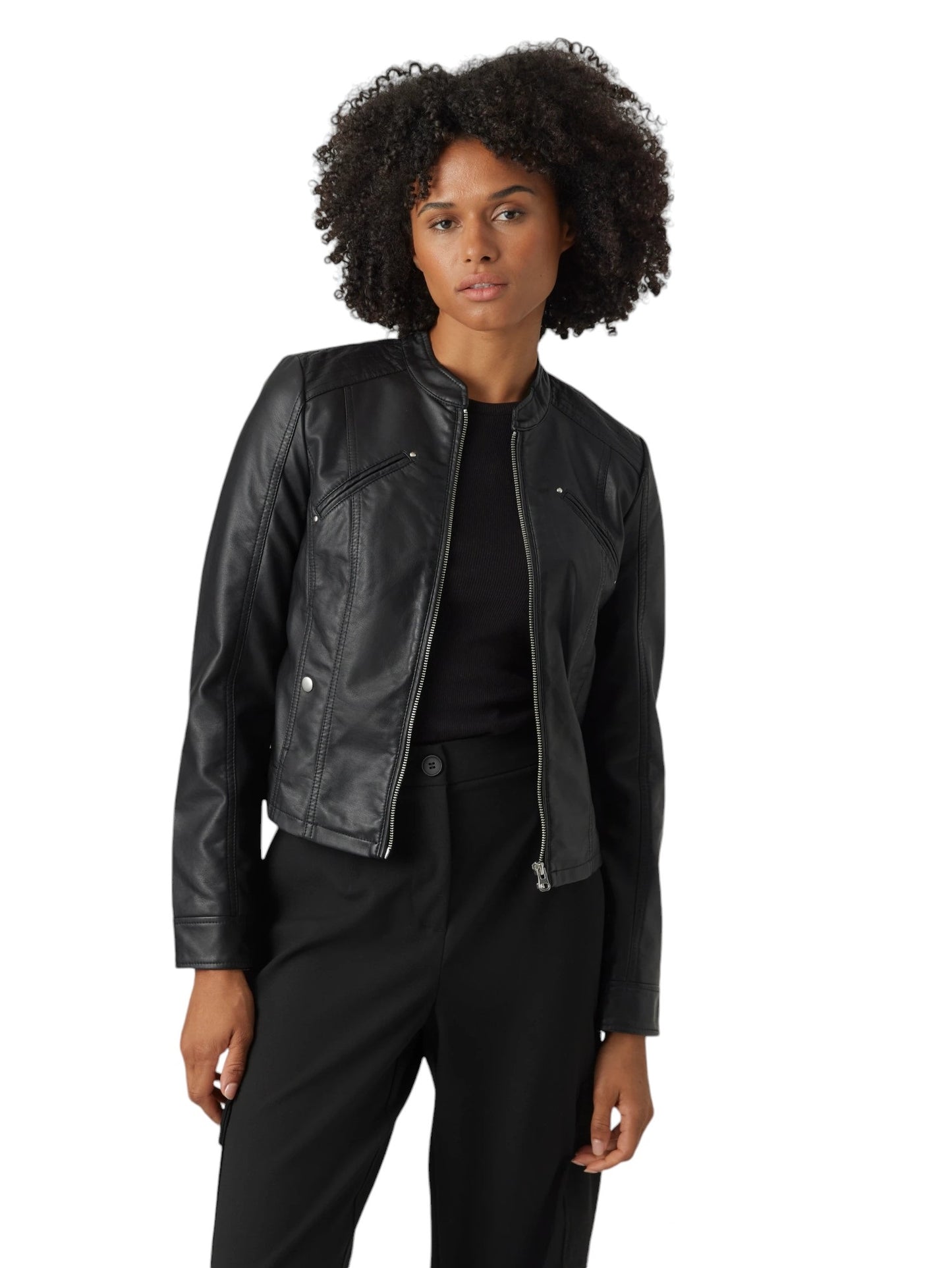 Vero Moda giubbino in pelle sintetica vmfavodona coated jacket noos