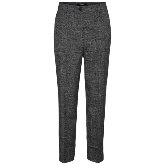 Vero moda pantalone donna a quadri tapered vmmila hr