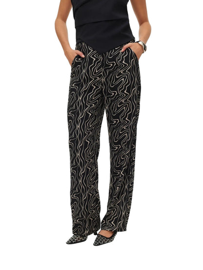 Vero moda pantalone vmeasy joy hw wide pants wvn ga