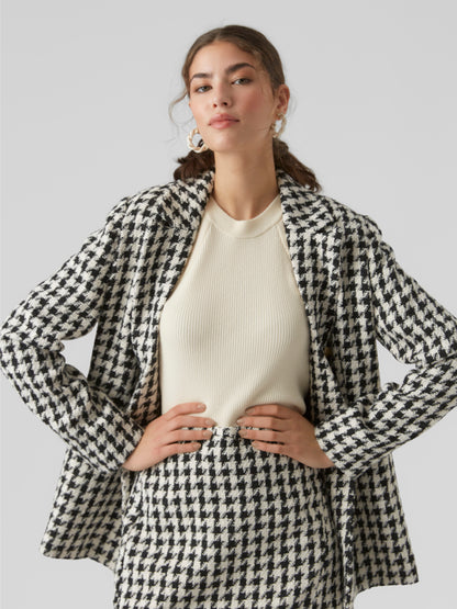 Vero moda giacca donna blazer vmpaige ls pied de poule