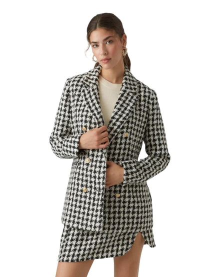 Vero moda giacca donna blazer vmpaige ls pied de poule
