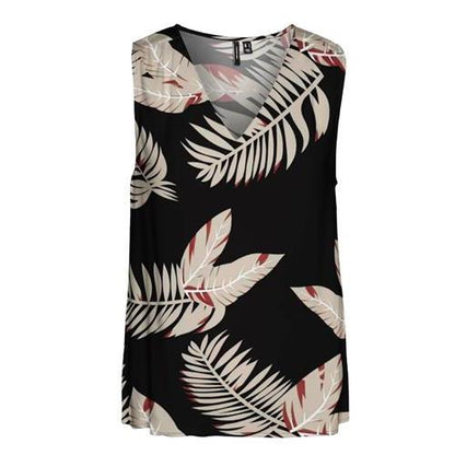 Vero moda t-shirt fantasia floreale vmeasy joy s/l v-neck top wvn ga
