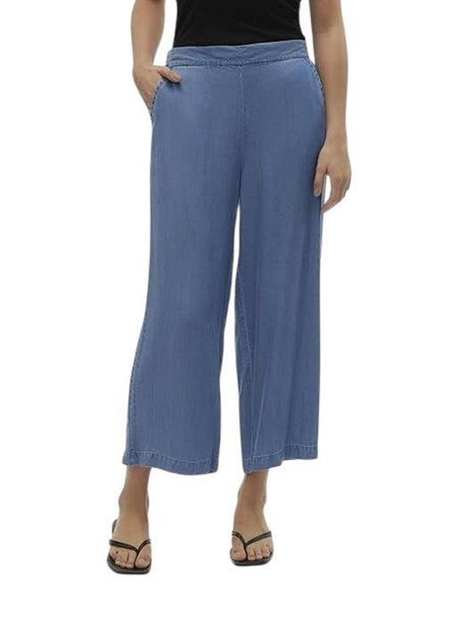Vero moda pantalone vmbree mr wide tencel culotte ga noosjjosie hw culotte pant wvn ga