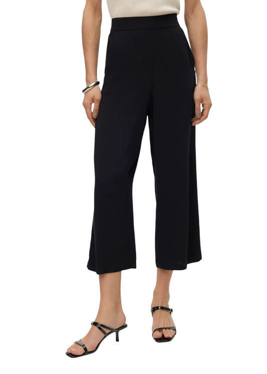Vero moda pantalone morbidi al polpaccio vmeasy joy hw culotte pants