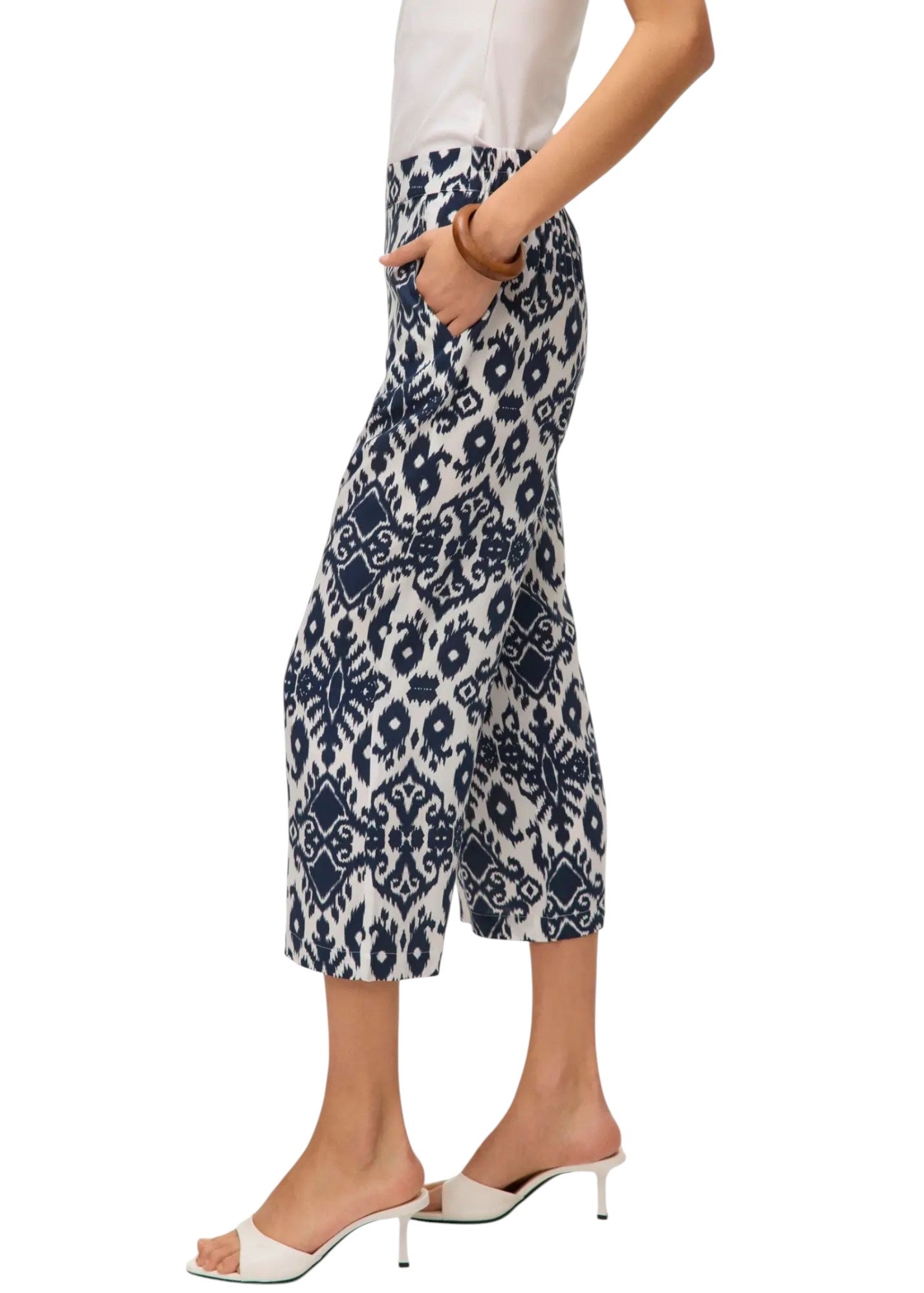 Vero moda pantalone morbidi al polpaccio vmeasy joy hw culotte pants