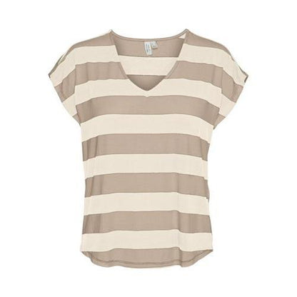 Vero moda t-shirt collo a V vmkaisa s/s v-neck