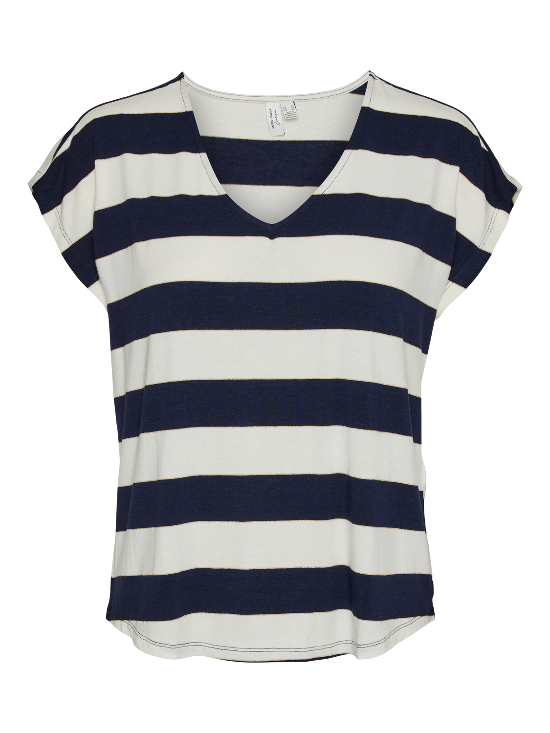 Vero moda t-shirt collo a V vmkaisa s/s v-neck