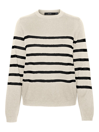 Vero Moda maglia giro collo a righe vmfavodona coated jacket noos