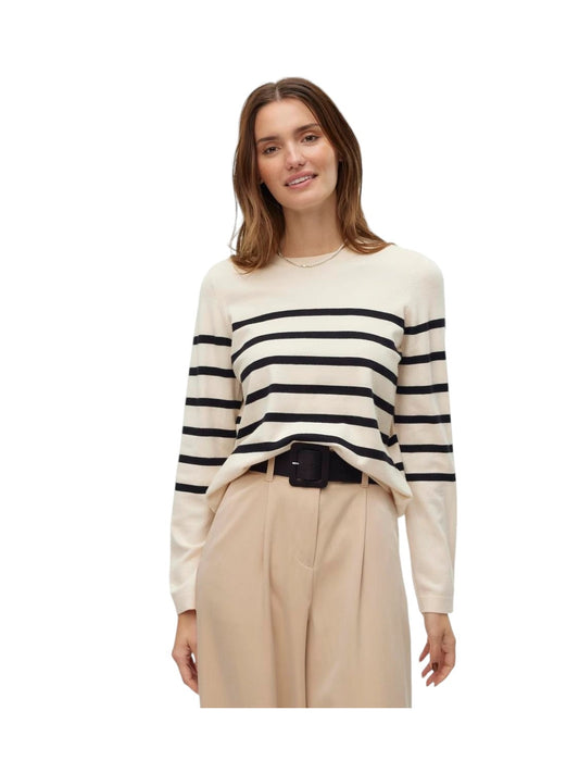 Vero Moda maglia giro collo a righe vmfavodona coated jacket noos