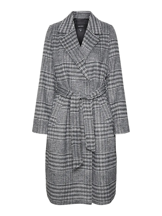 Vero Moda cappotto donna  vmluck long check coat boo